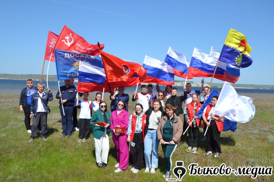 В Быковском районе ко Дню Победы прошел автопробег