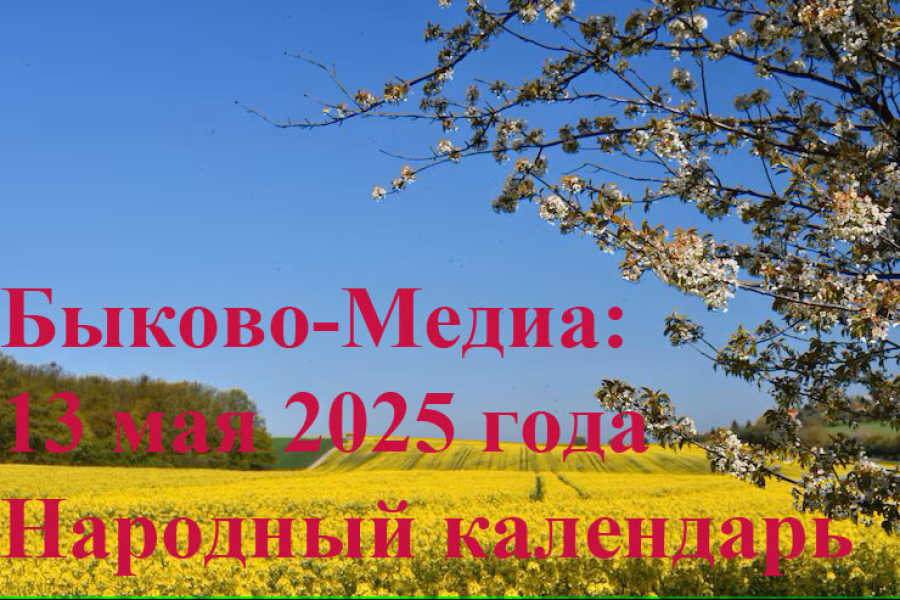 Народные приметы на 13 мая 2025 года
