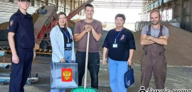 Без отрыва от производства: сотрудники ООО «Светлое» приняли участие в голосовании