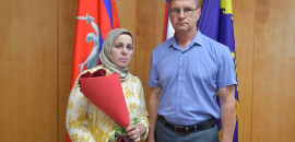 Вдове воина-земляка Вахи Дикаева передан орден Мужества